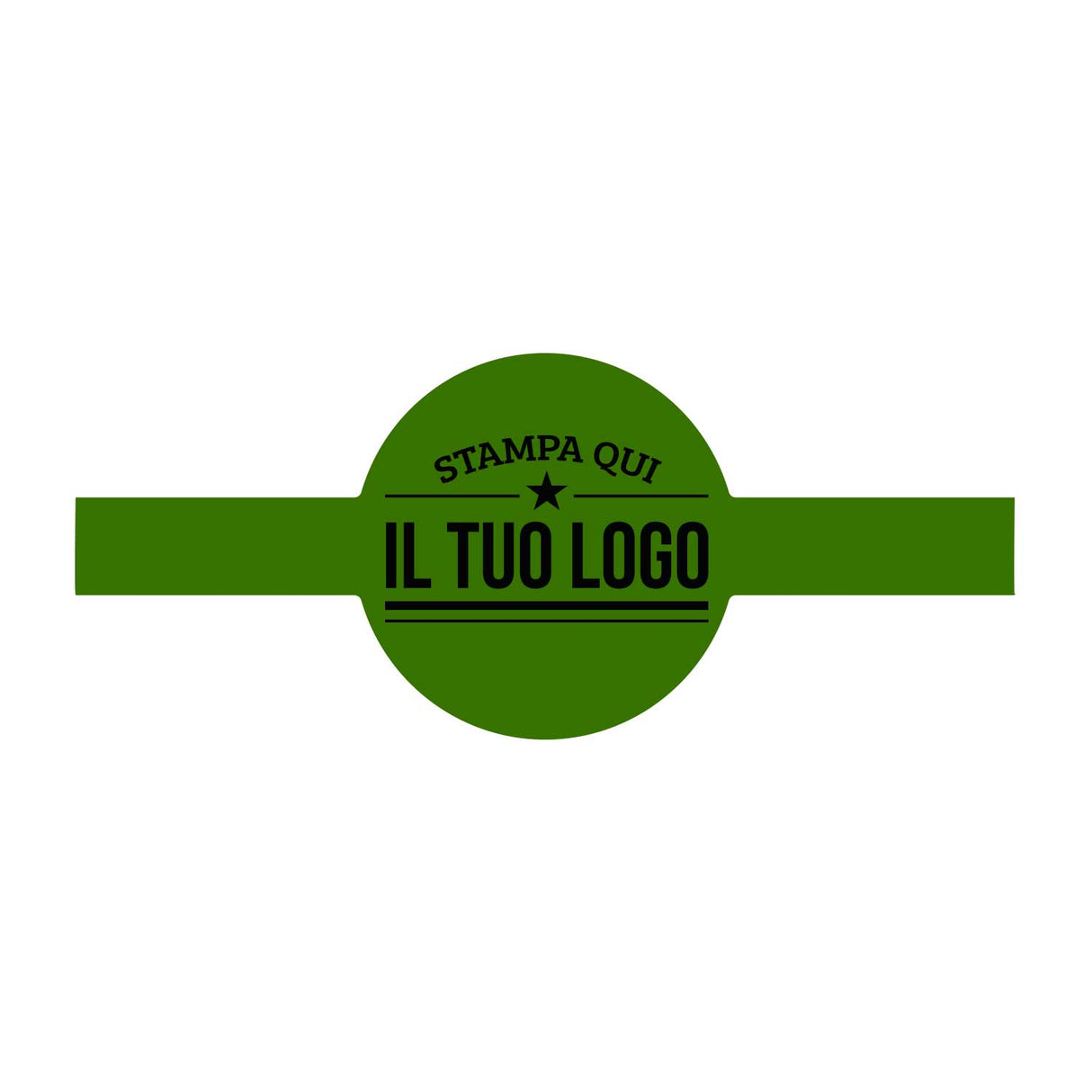 Etichette Adesive Sagomate Personalizzabili 5,9 cm x 2,4 cm