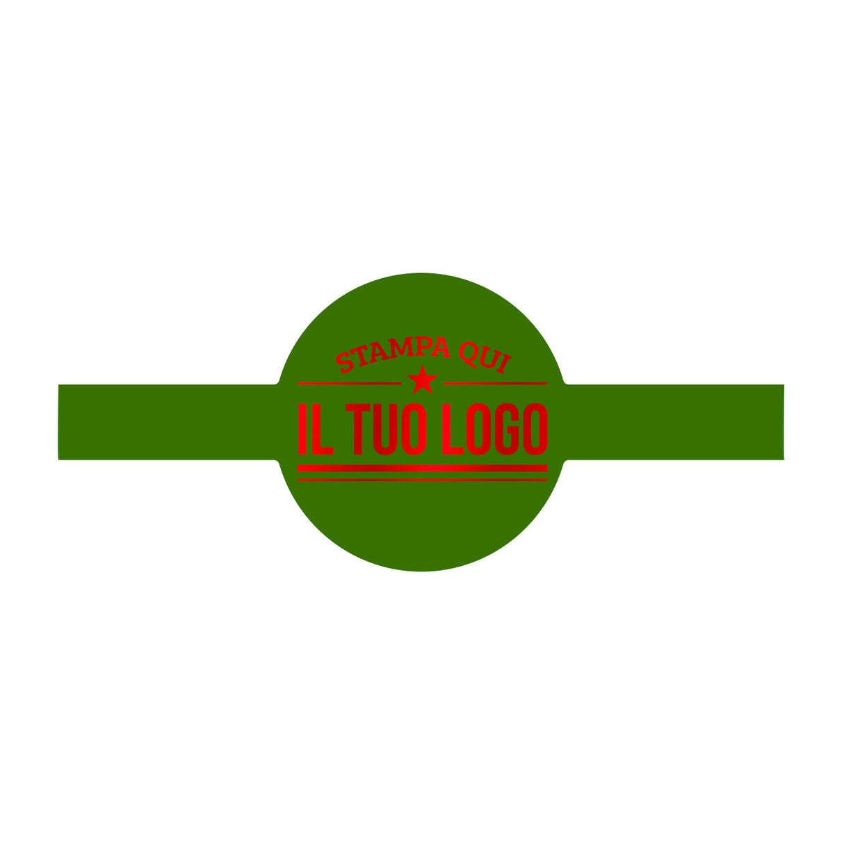 Etichette Adesive Sagomate Personalizzabili 5,9 cm x 2,4 cm