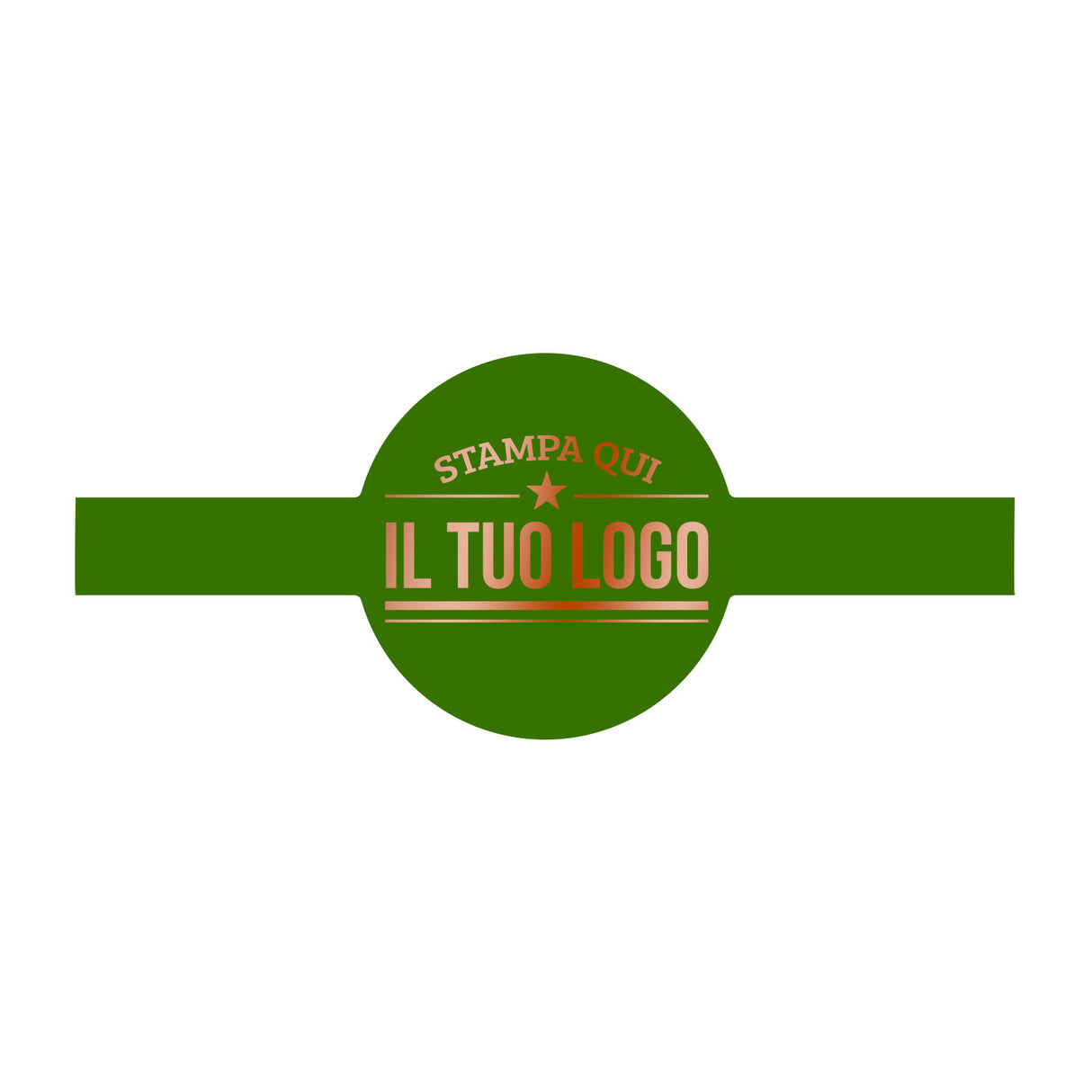 Etichette Adesive Sagomate Personalizzabili 5,9 cm x 2,4 cm