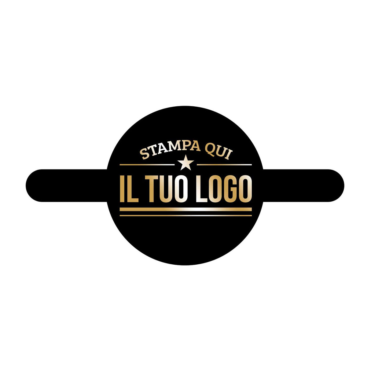 Etichette Adesive Sagomate Personalizzabili 9,6 cm x 4,8 cm