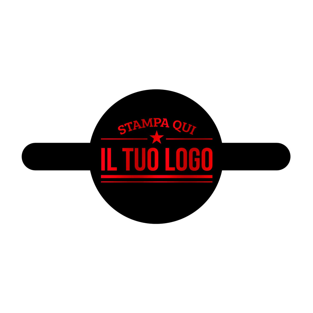 Etichette Adesive Sagomate Personalizzabili 9,6 cm x 4,8 cm