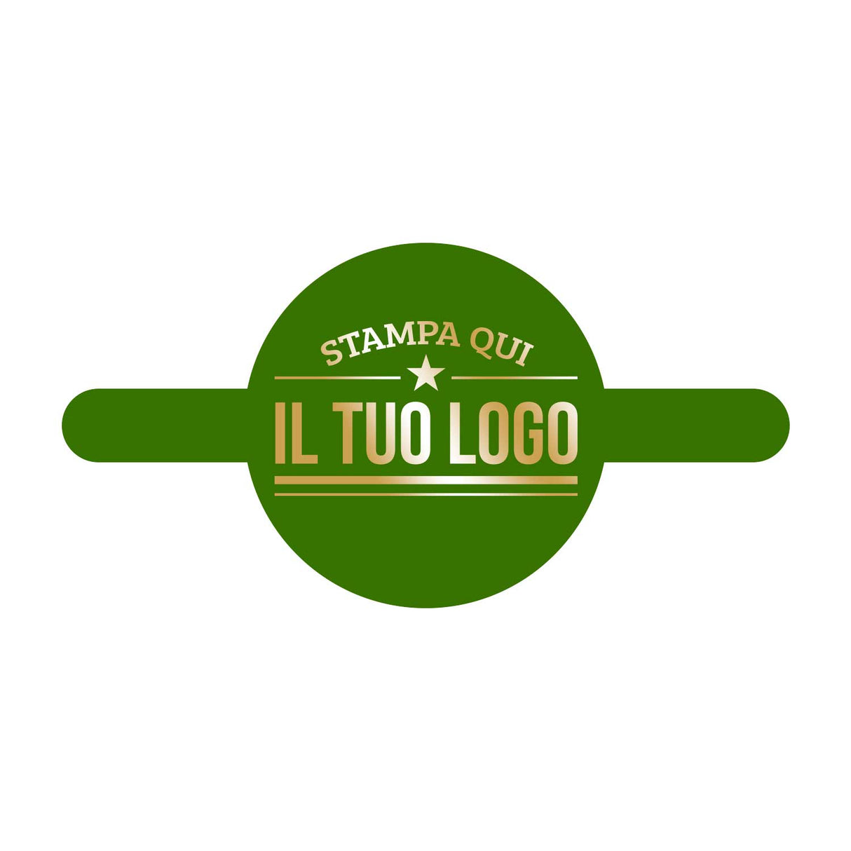 Etichette Adesive Sagomate Personalizzabili 9,6 cm x 4,8 cm