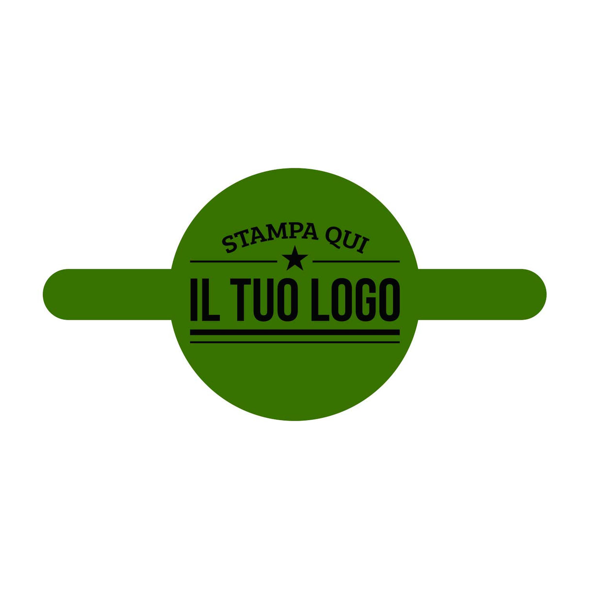 Etichette Adesive Sagomate Personalizzabili 9,6 cm x 4,8 cm