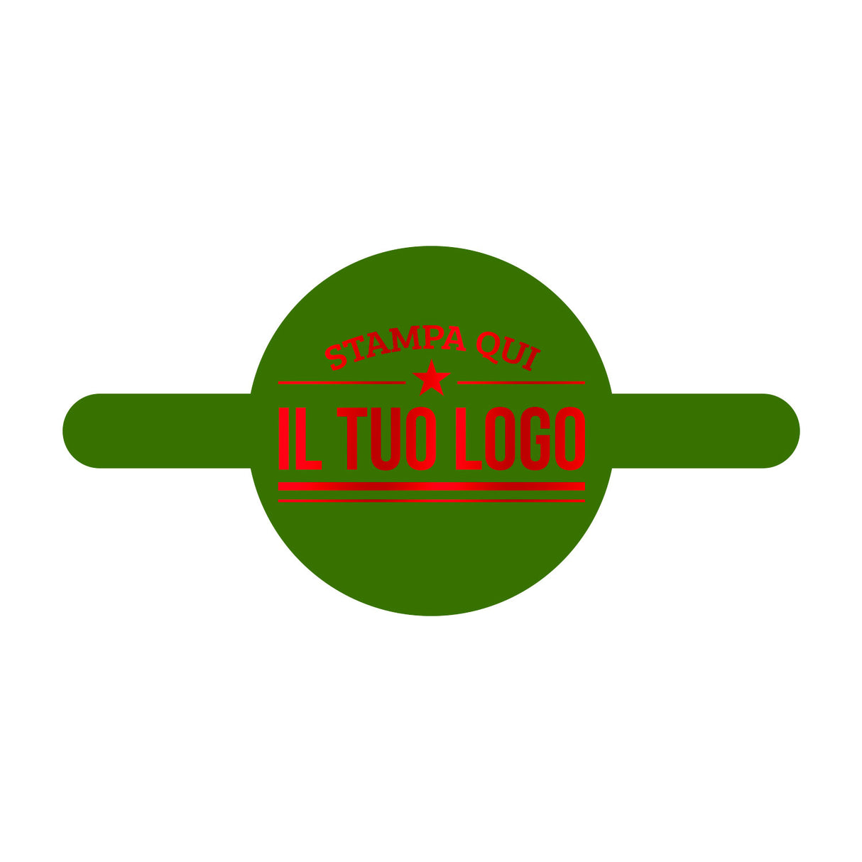 Etichette Adesive Sagomate Personalizzabili 9,6 cm x 4,8 cm