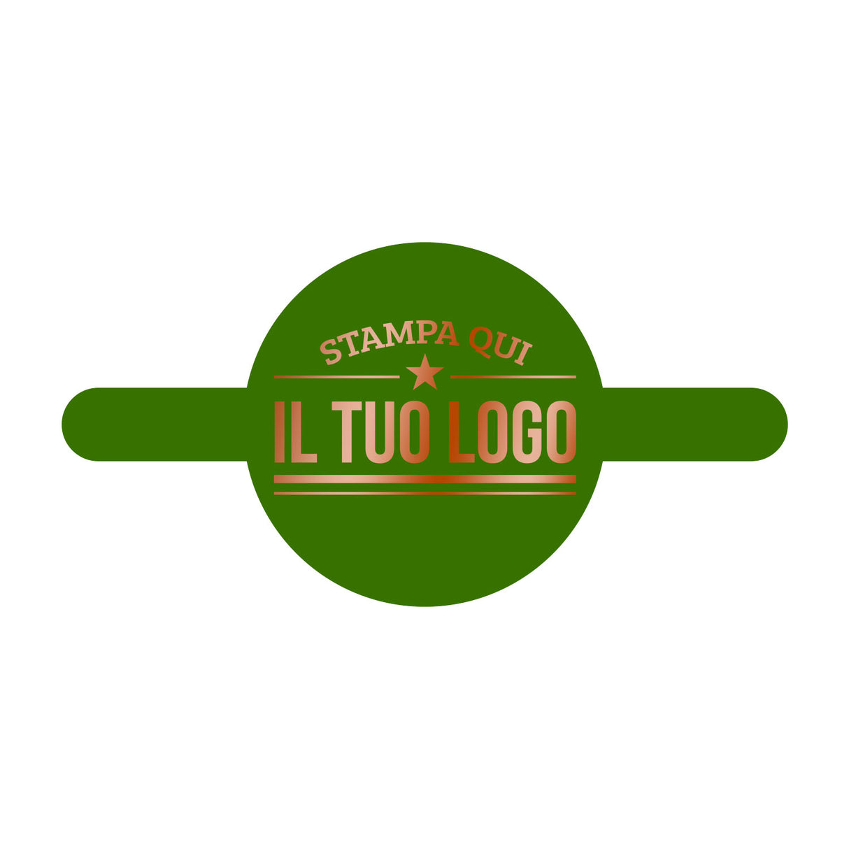 Etichette Adesive Sagomate Personalizzabili 9,6 cm x 4,8 cm