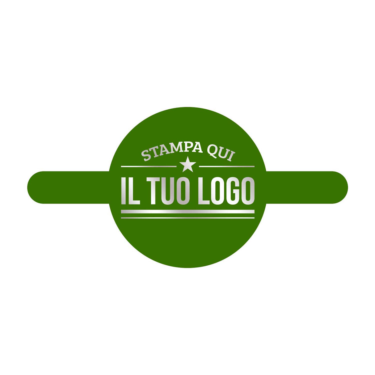 Etichette Adesive Sagomate Personalizzabili 9,6 cm x 4,8 cm