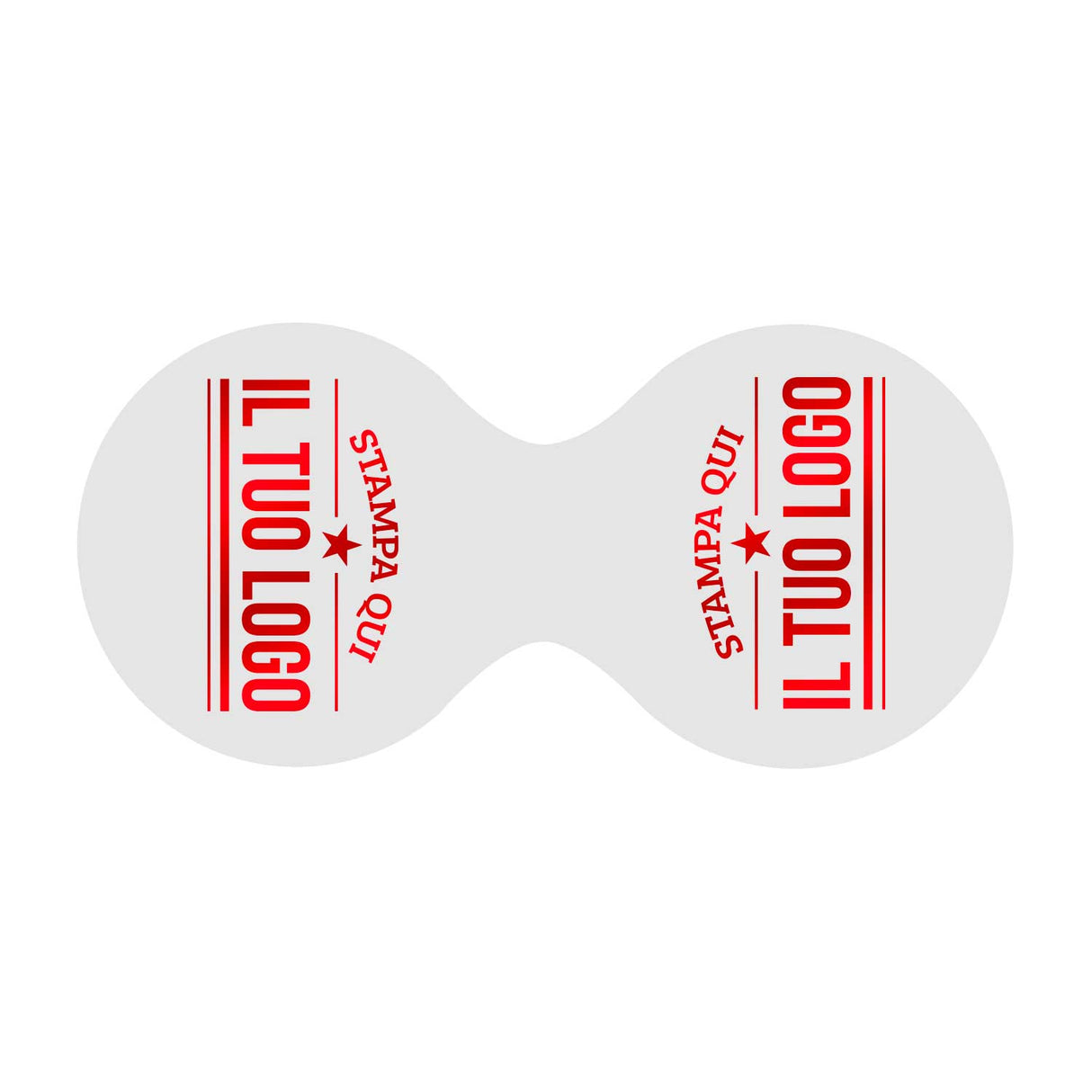 Etichette Adesive Sagomate Personalizzabili cm6,7x3,2