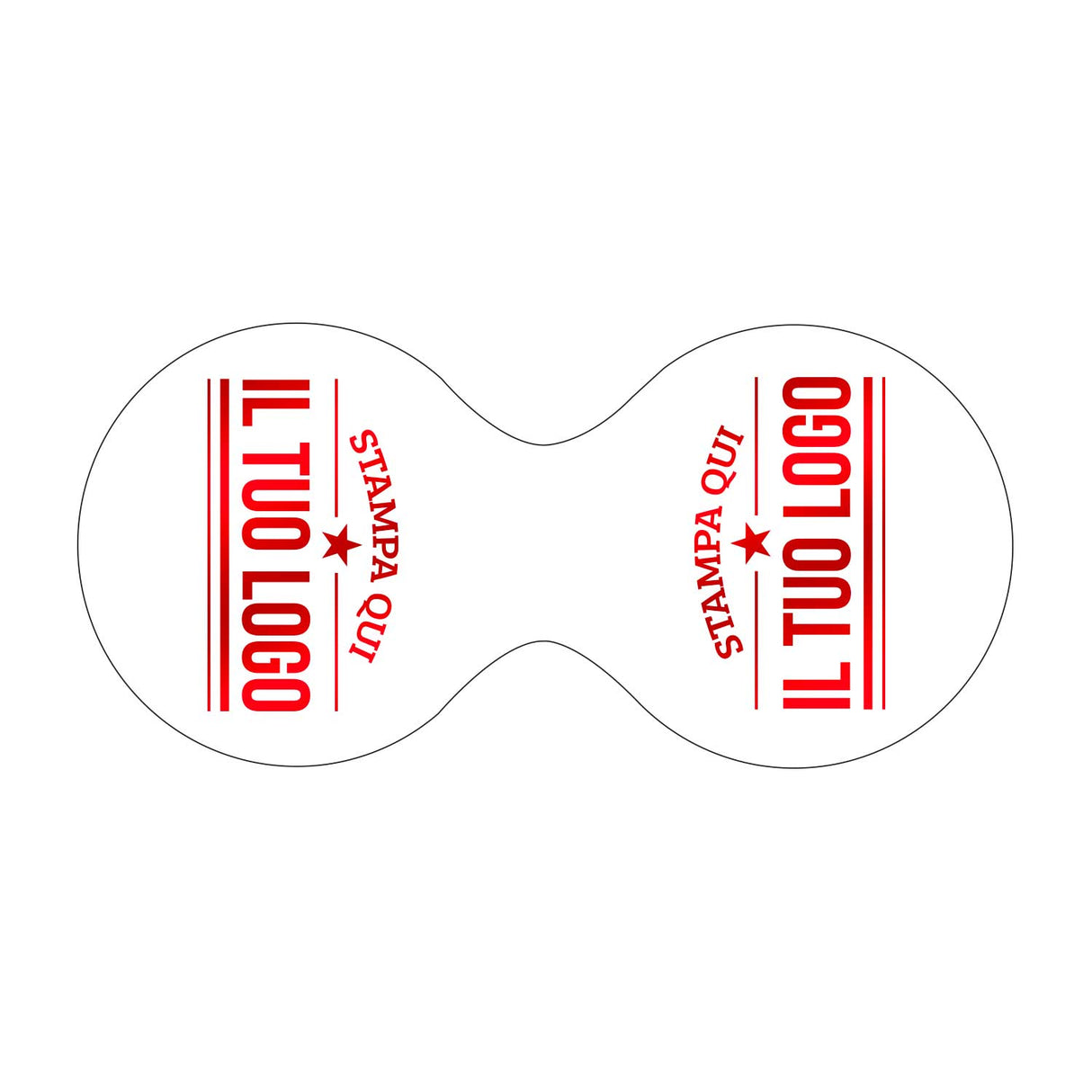 Etichette Adesive Sagomate Personalizzabili cm6,7x3,2