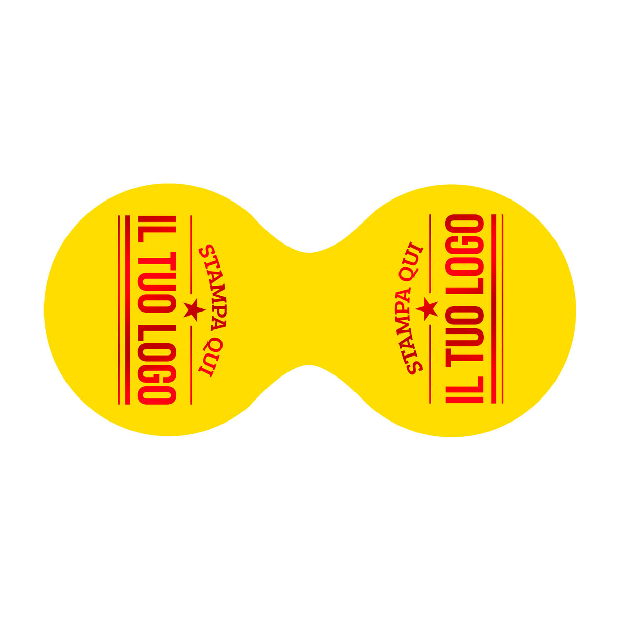 Etichette Adesive Sagomate Personalizzabili cm6,7x3,2