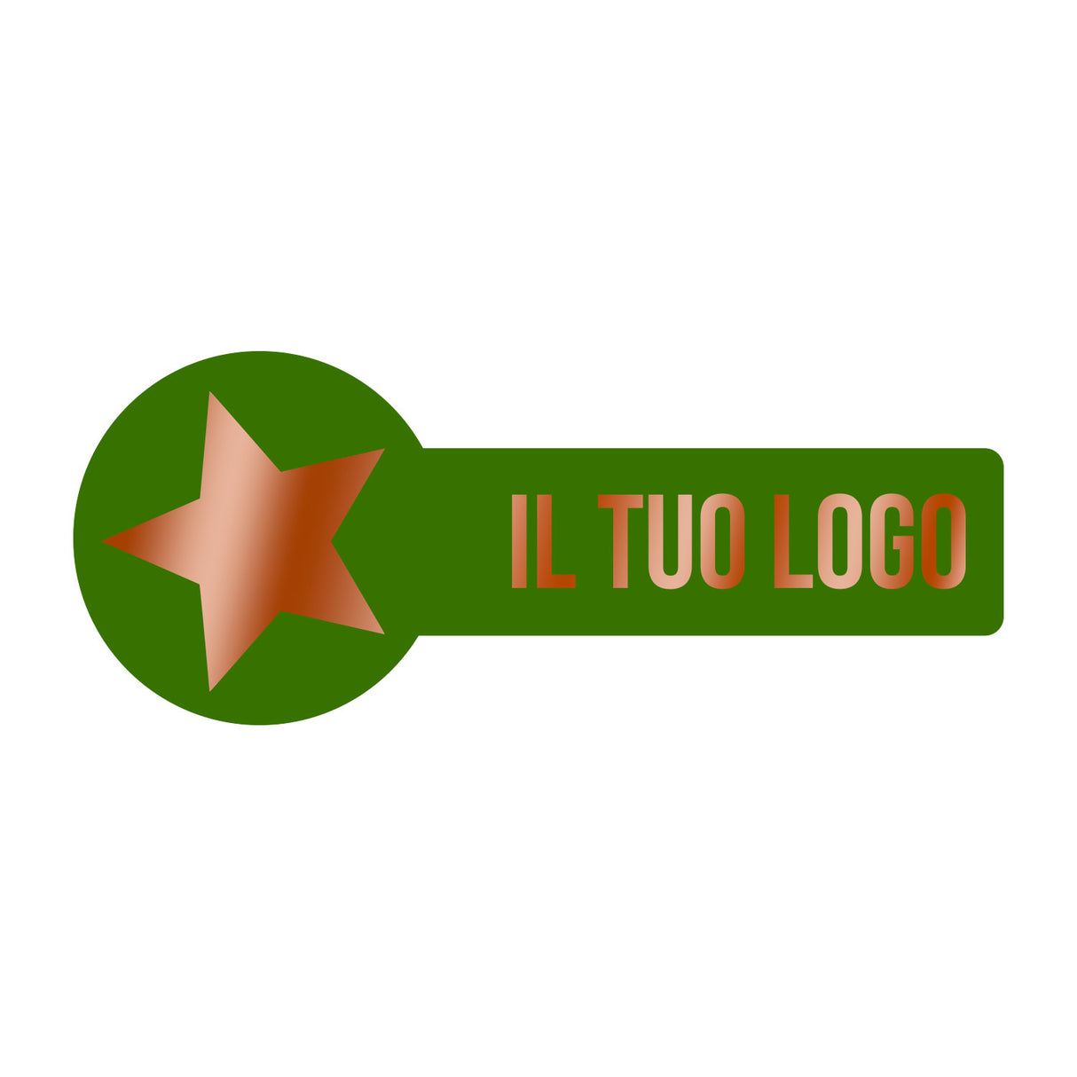 Etichette Sigillo Tondo Personalizzabile 10 cm x 2 cm x Ø 4 cm