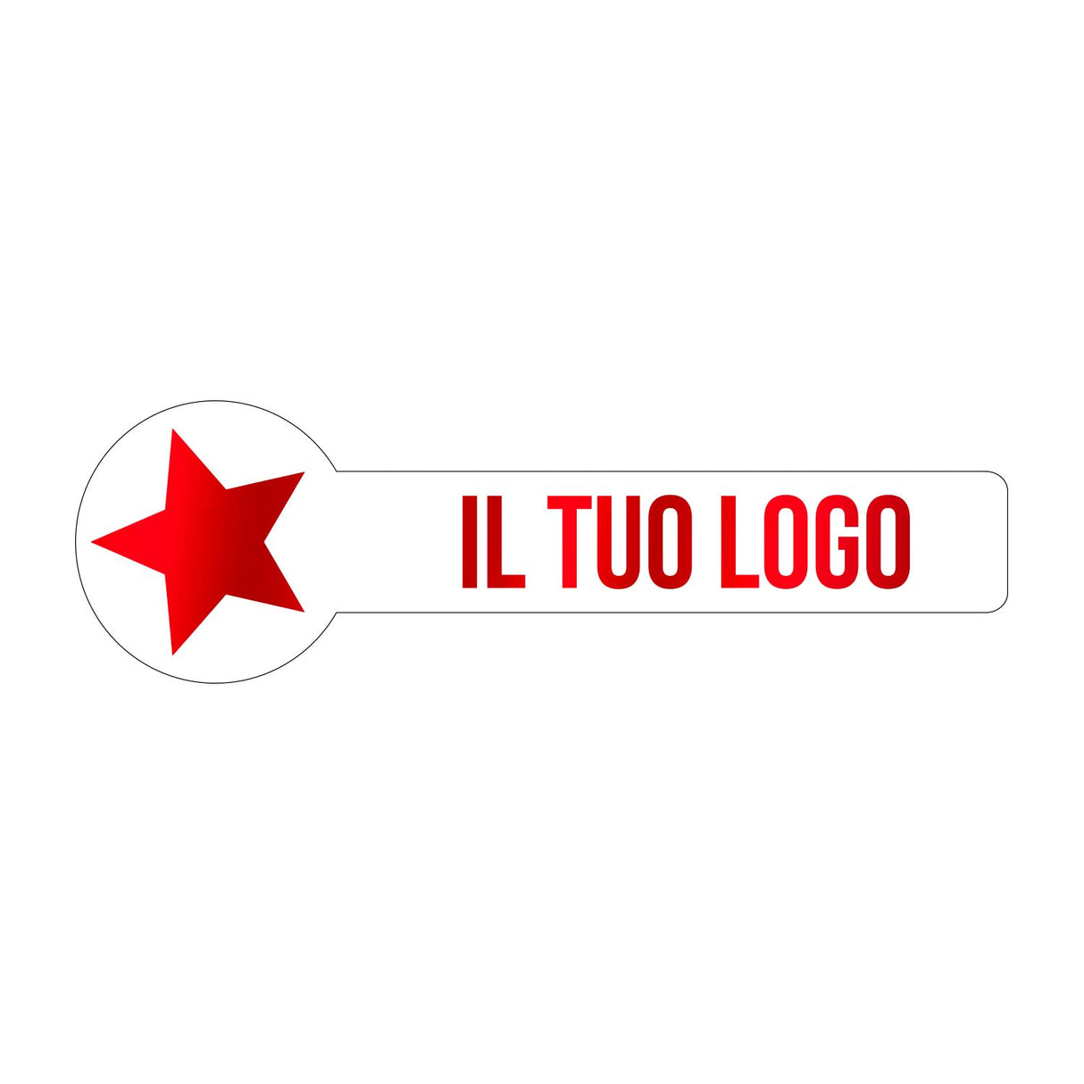 Etichette Sigillo Tondo Personalizzabile 10 cm x 1,5 cm x Ø 3 cm