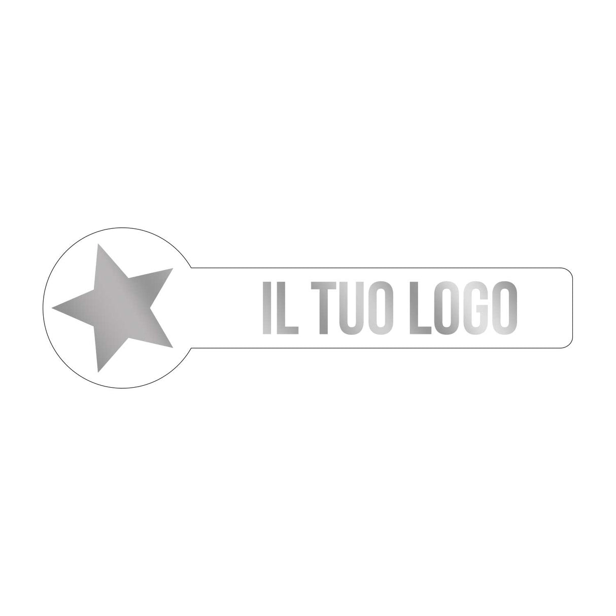 Etichette Sigillo Tondo Personalizzabile 10 cm x 1,5 cm x Ø 3 cm