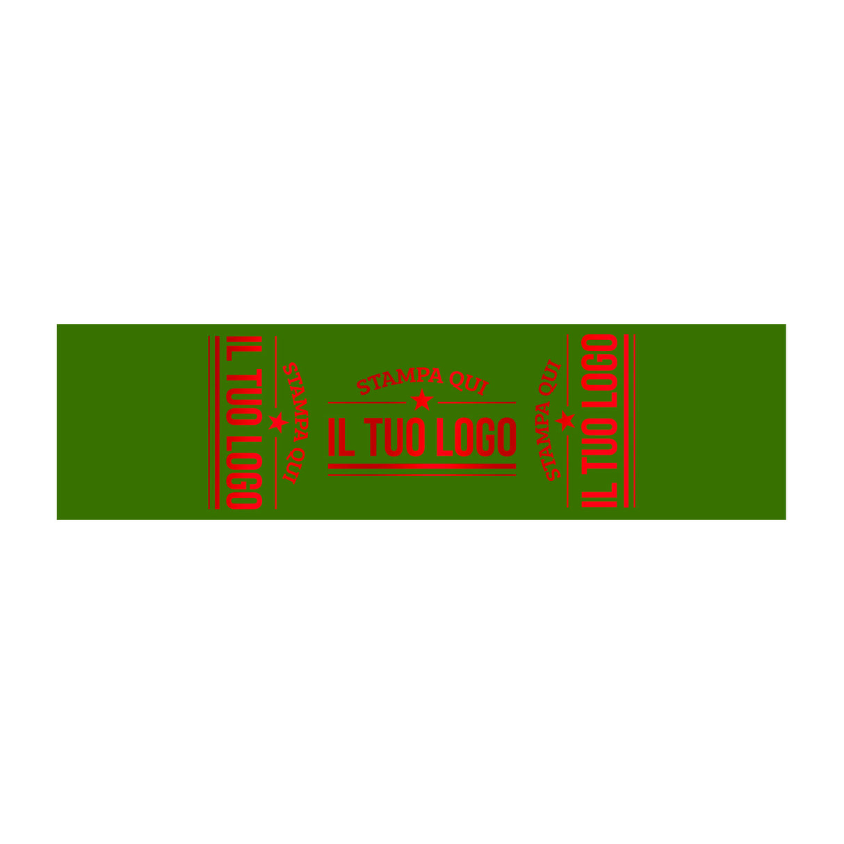 Etichetta Adesiva Sigillo di Garanzia Rettangolare Personalizzato