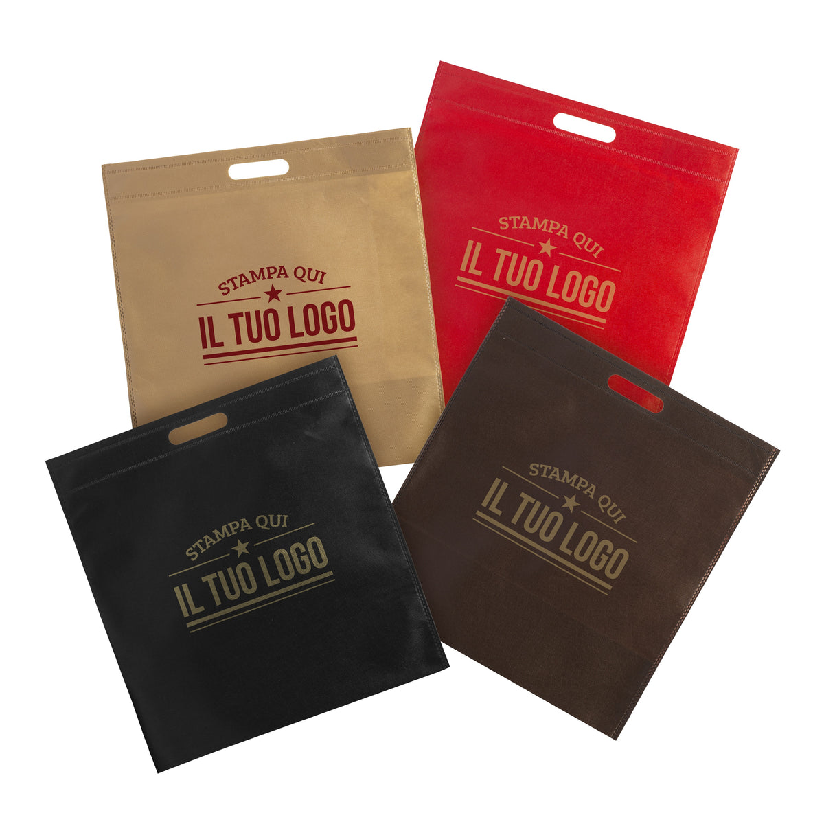 Shopper Porta Panettone in Tnt Personalizzabile