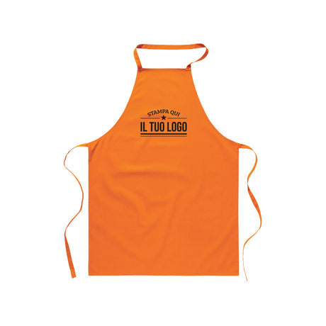 Grembiule Lungo Senza Tasche Personalizzabile