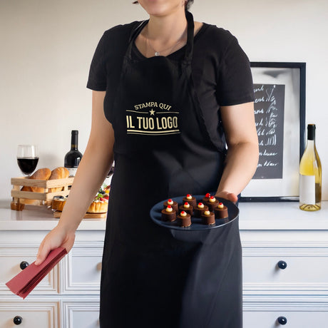Grembiule Lungo Senza Tasche Personalizzabile