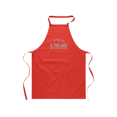 Grembiule Lungo Senza Tasche Personalizzabile