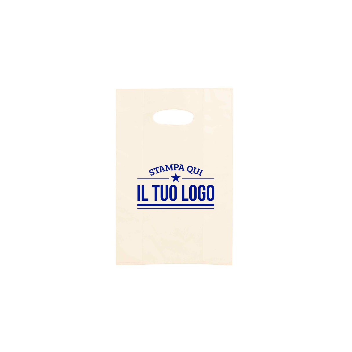 Shopper in Plastica Colorata Personalizzabile con Logo
