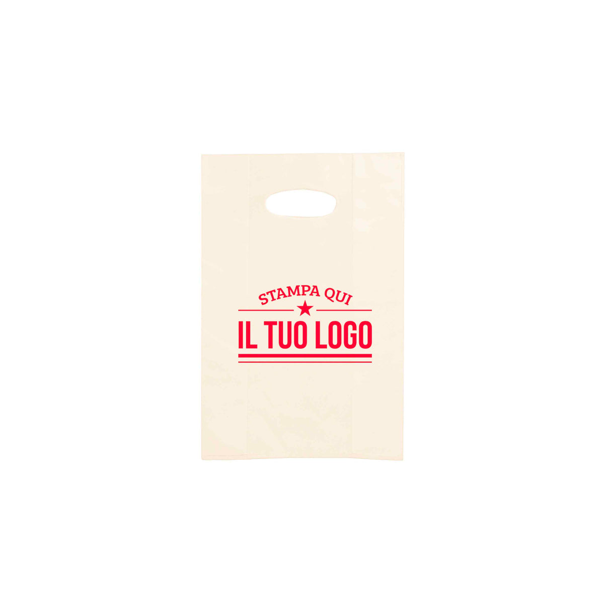 Shopper in Plastica Colorata Personalizzabile con Logo