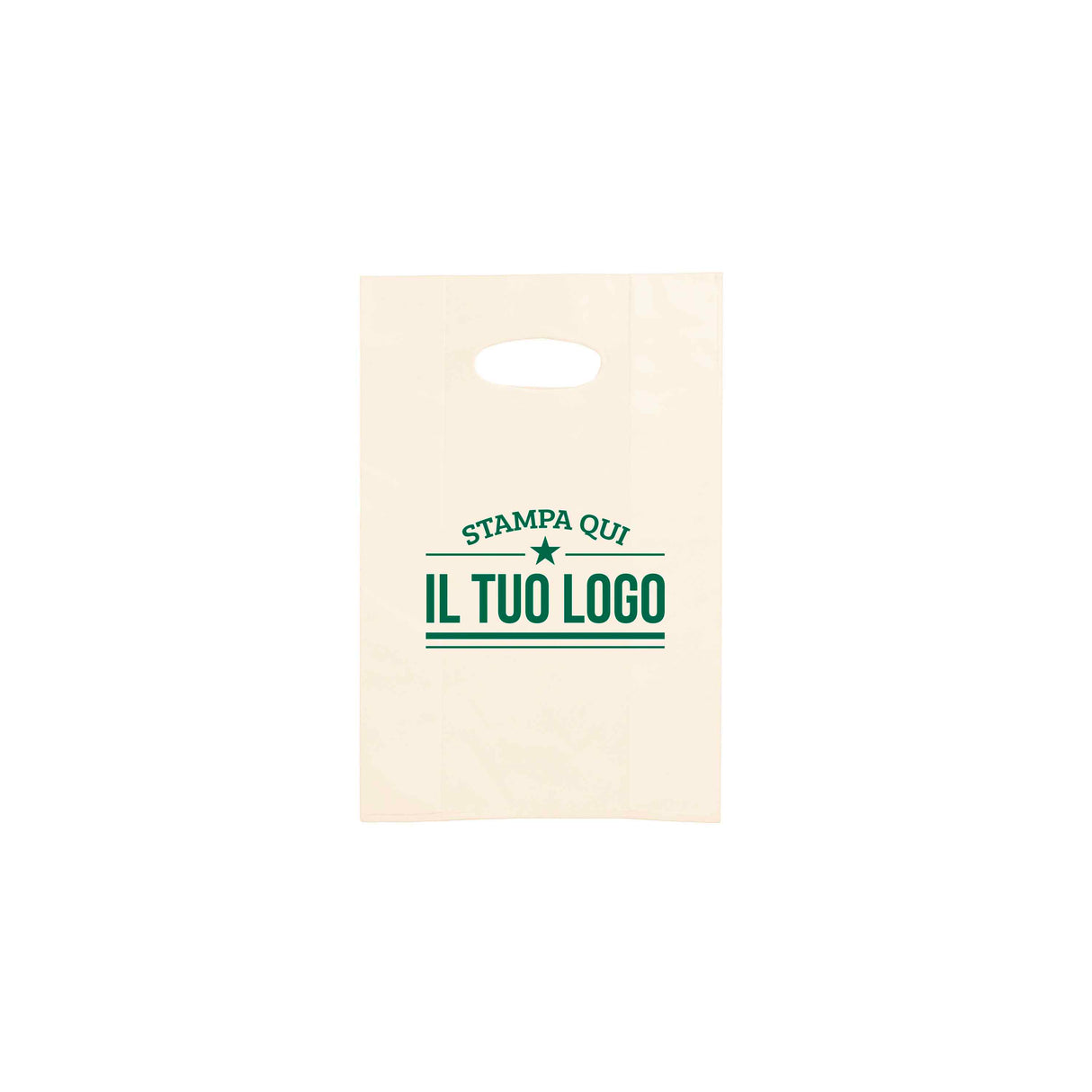 Shopper in Plastica Colorata Personalizzabile con Logo