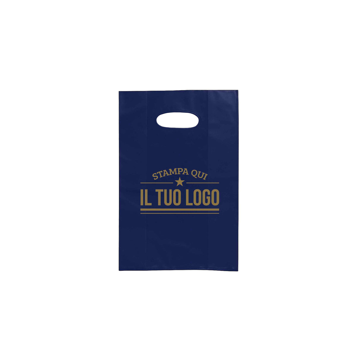 Shopper in Plastica Colorata Personalizzabile con Logo