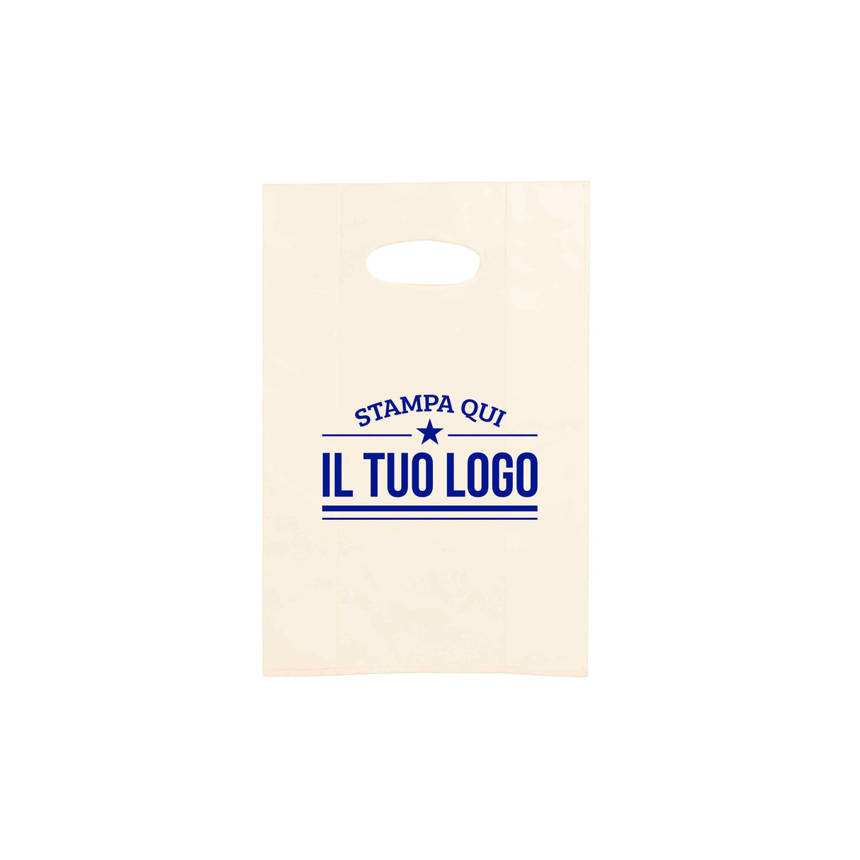 Shopper in Plastica Colorata Personalizzabile con Logo