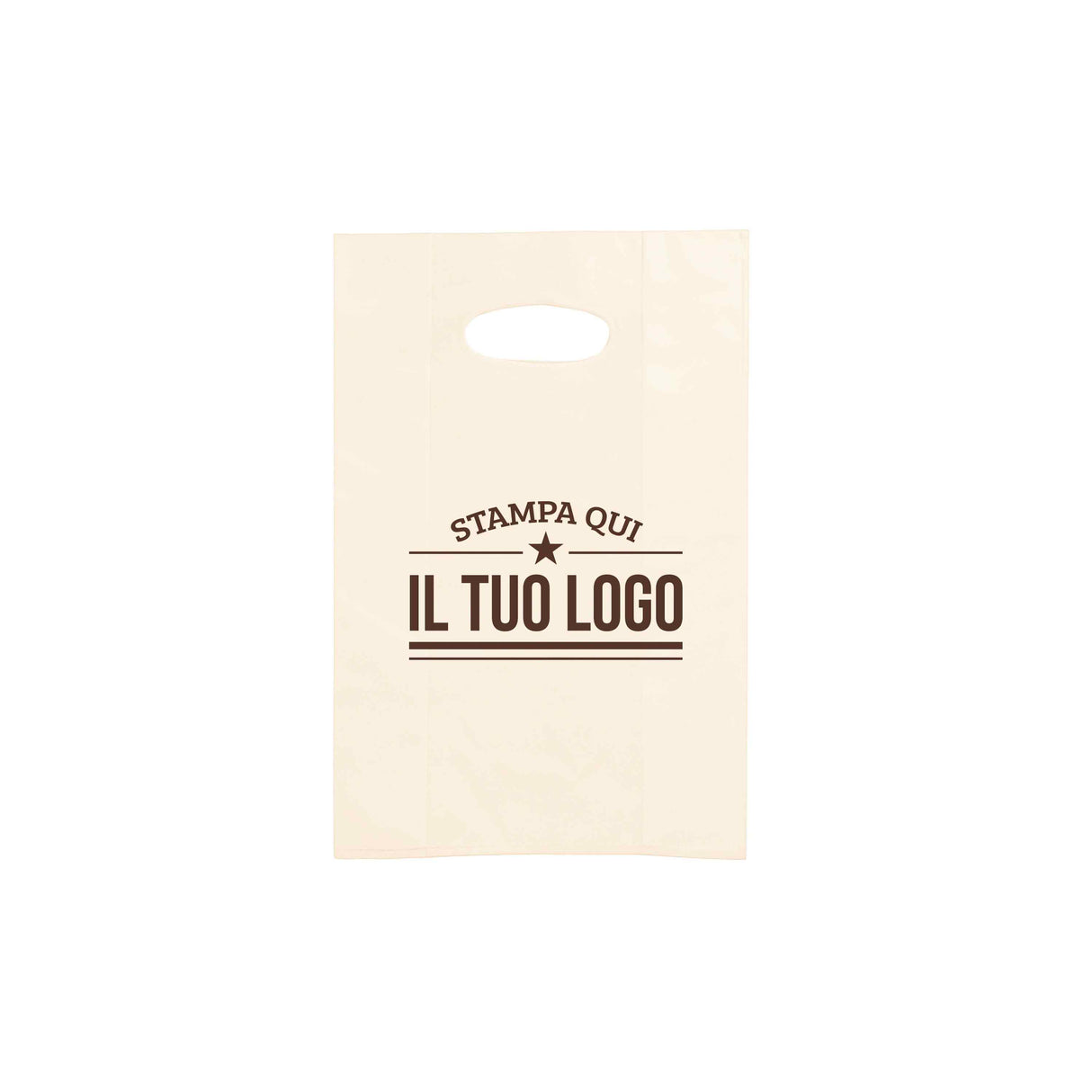 Shopper in Plastica Colorata Personalizzabile con Logo