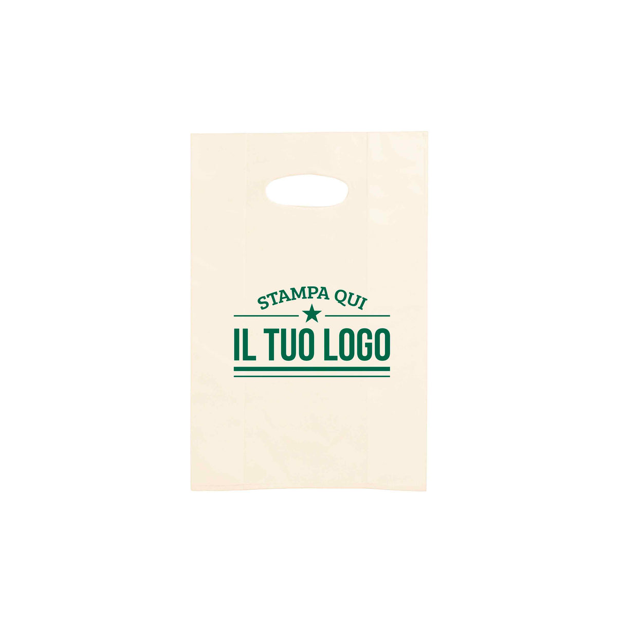 Shopper in Plastica Colorata Personalizzabile con Logo