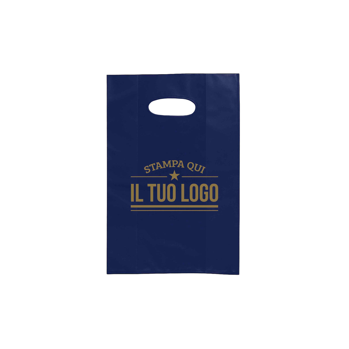 Shopper in Plastica Colorata Personalizzabile con Logo