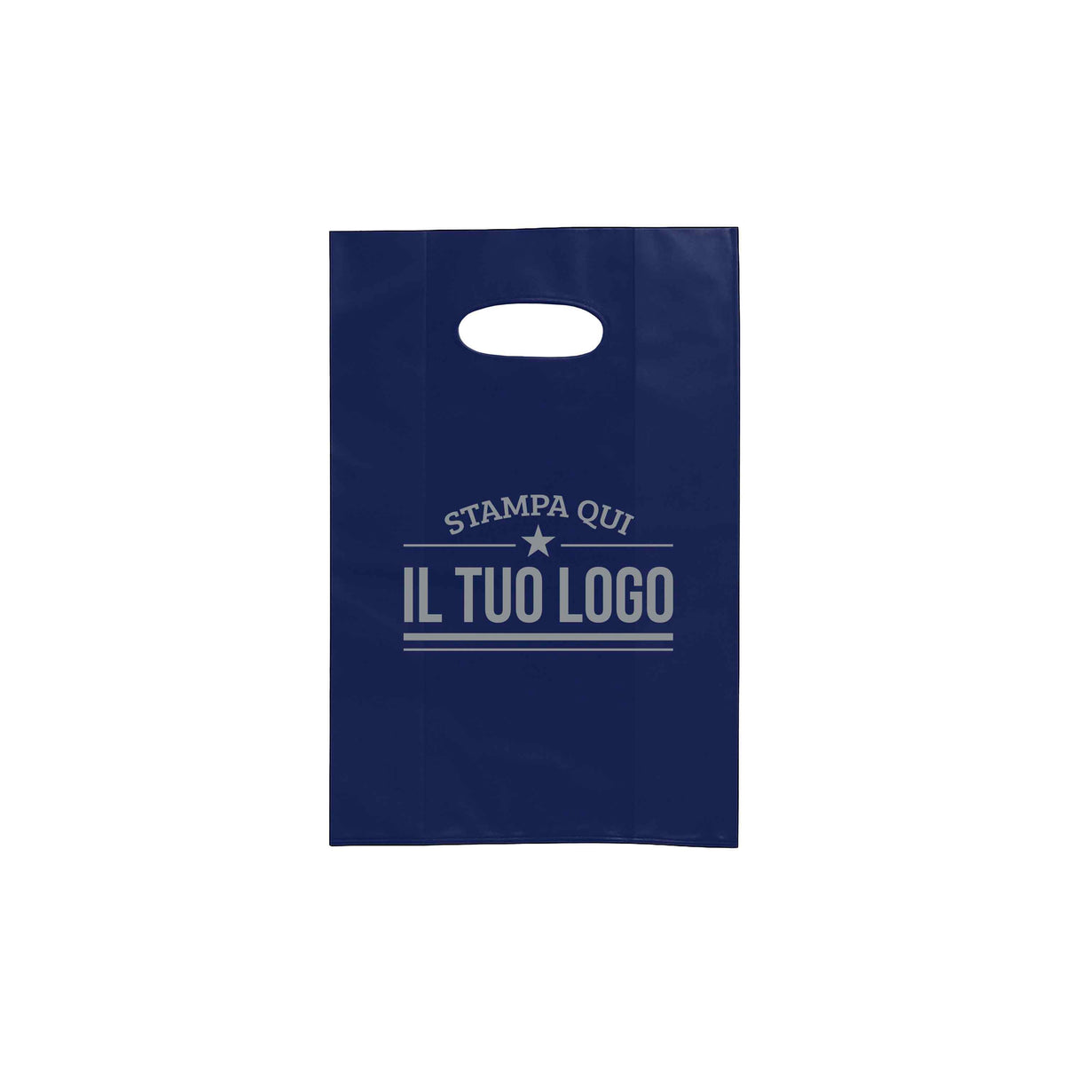 Shopper in Plastica Colorata Personalizzabile con Logo