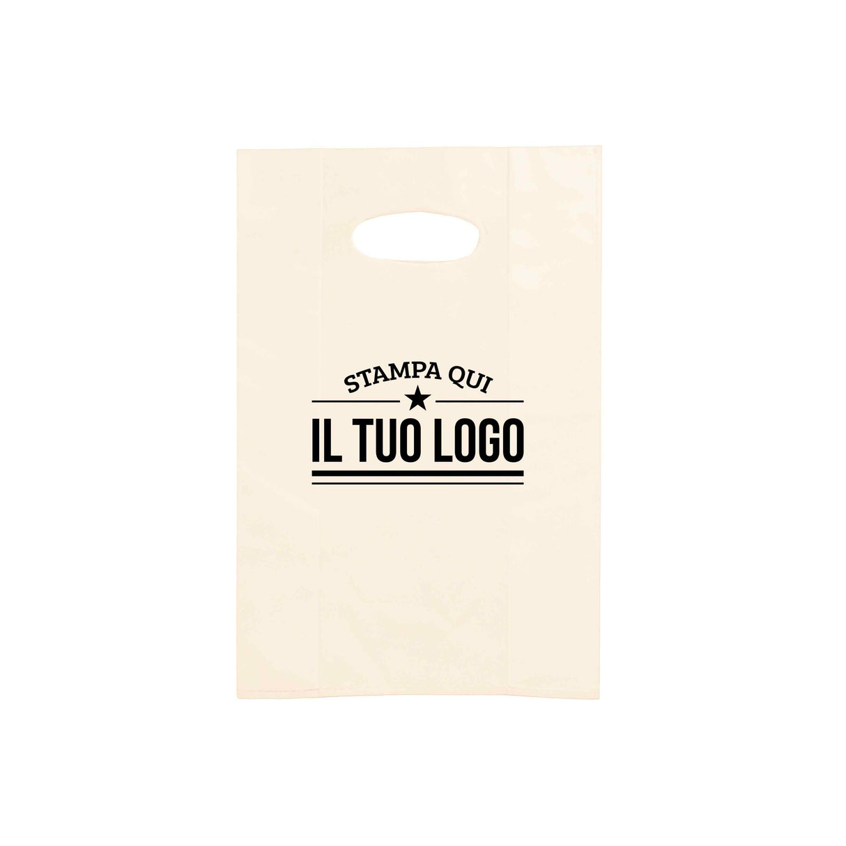 Shopper in Plastica Colorata Personalizzabile con Logo