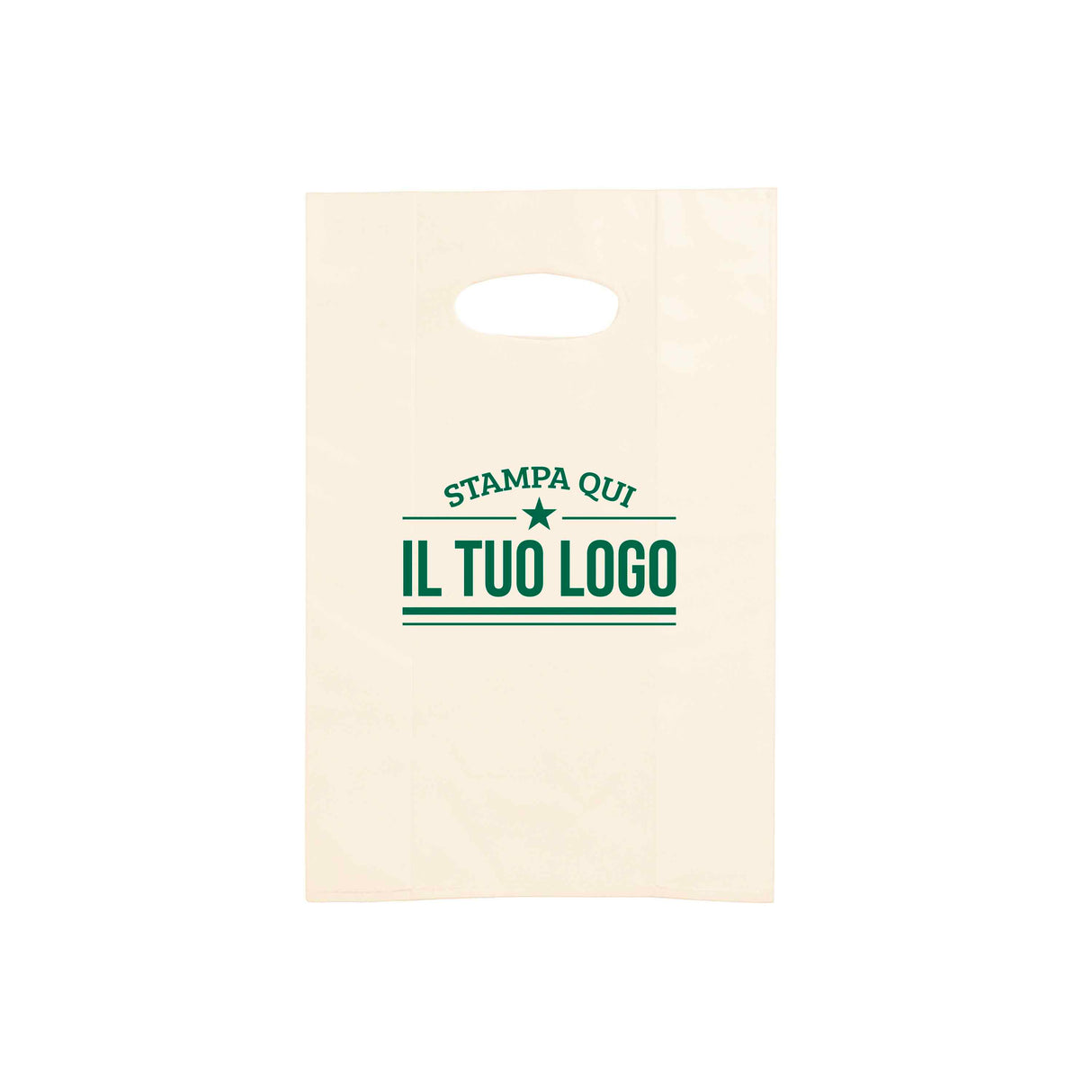 Shopper in Plastica Colorata Personalizzabile con Logo
