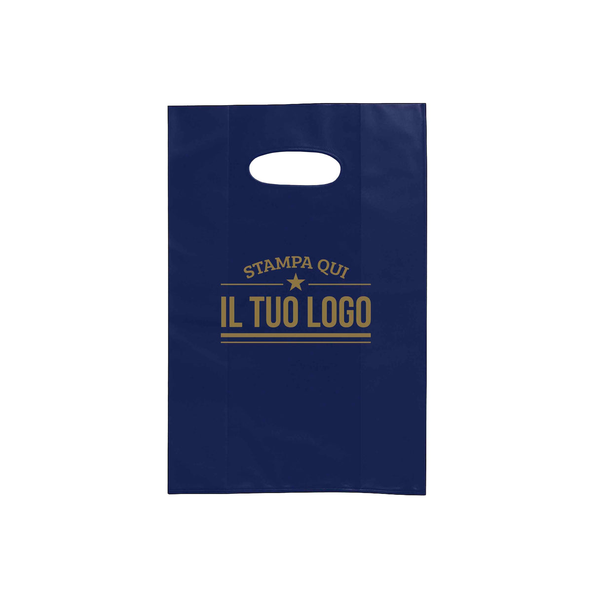 Shopper in Plastica Colorata Personalizzabile con Logo