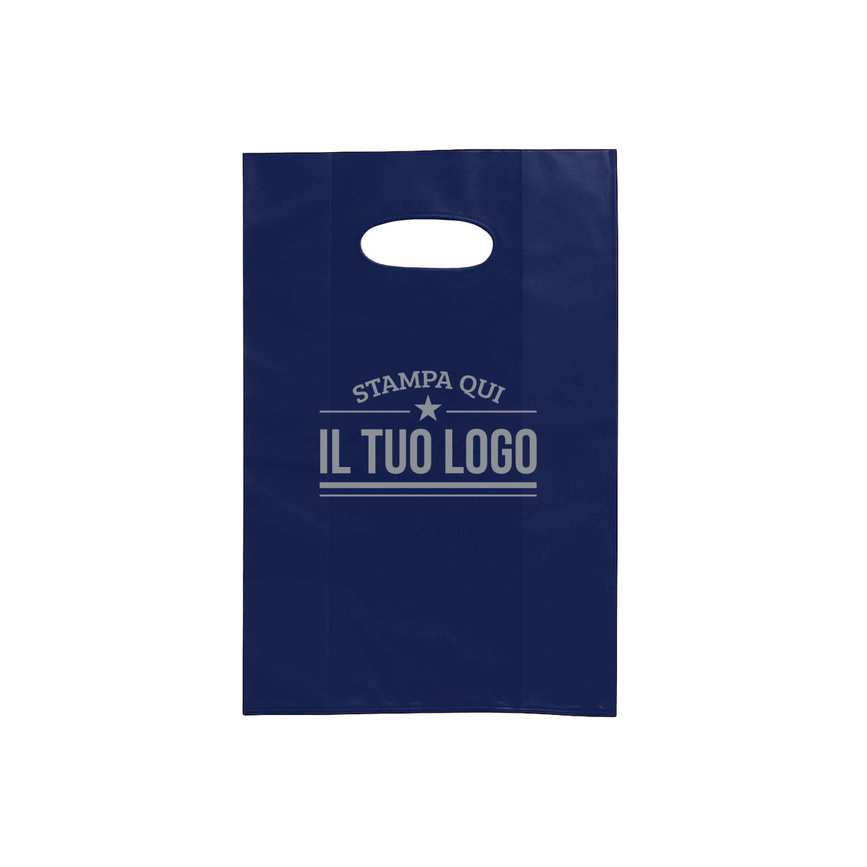 Shopper in Plastica Colorata Personalizzabile con Logo