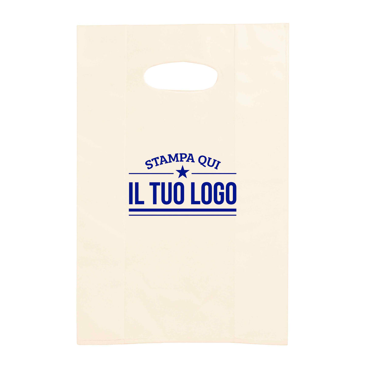 Shopper in Plastica Colorata Personalizzabile con Logo