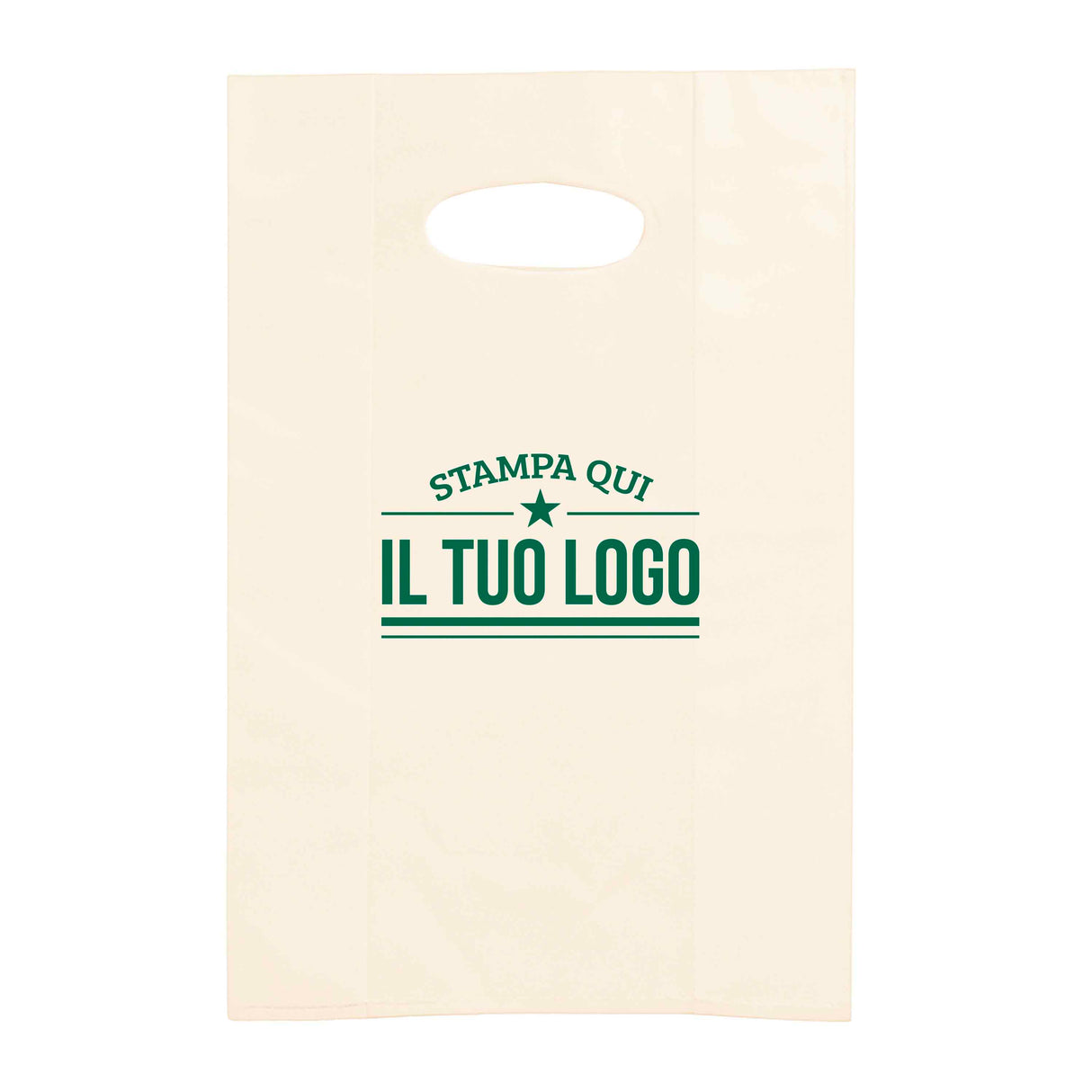 Shopper in Plastica Colorata Personalizzabile con Logo