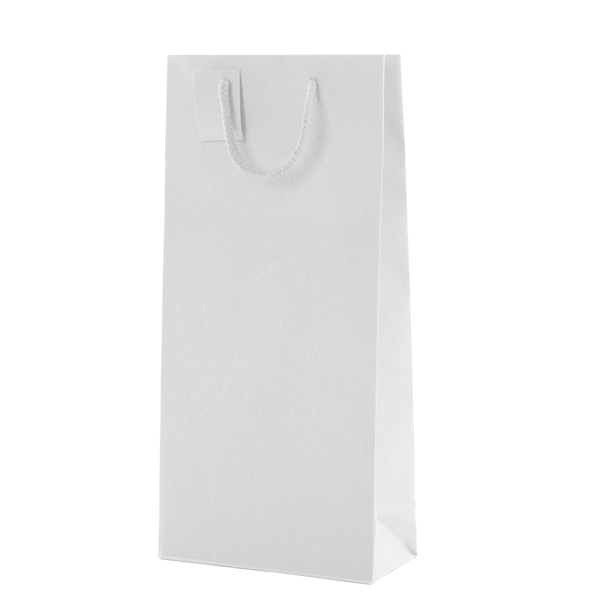 Shopper Portabottiglie Kraft Bianca