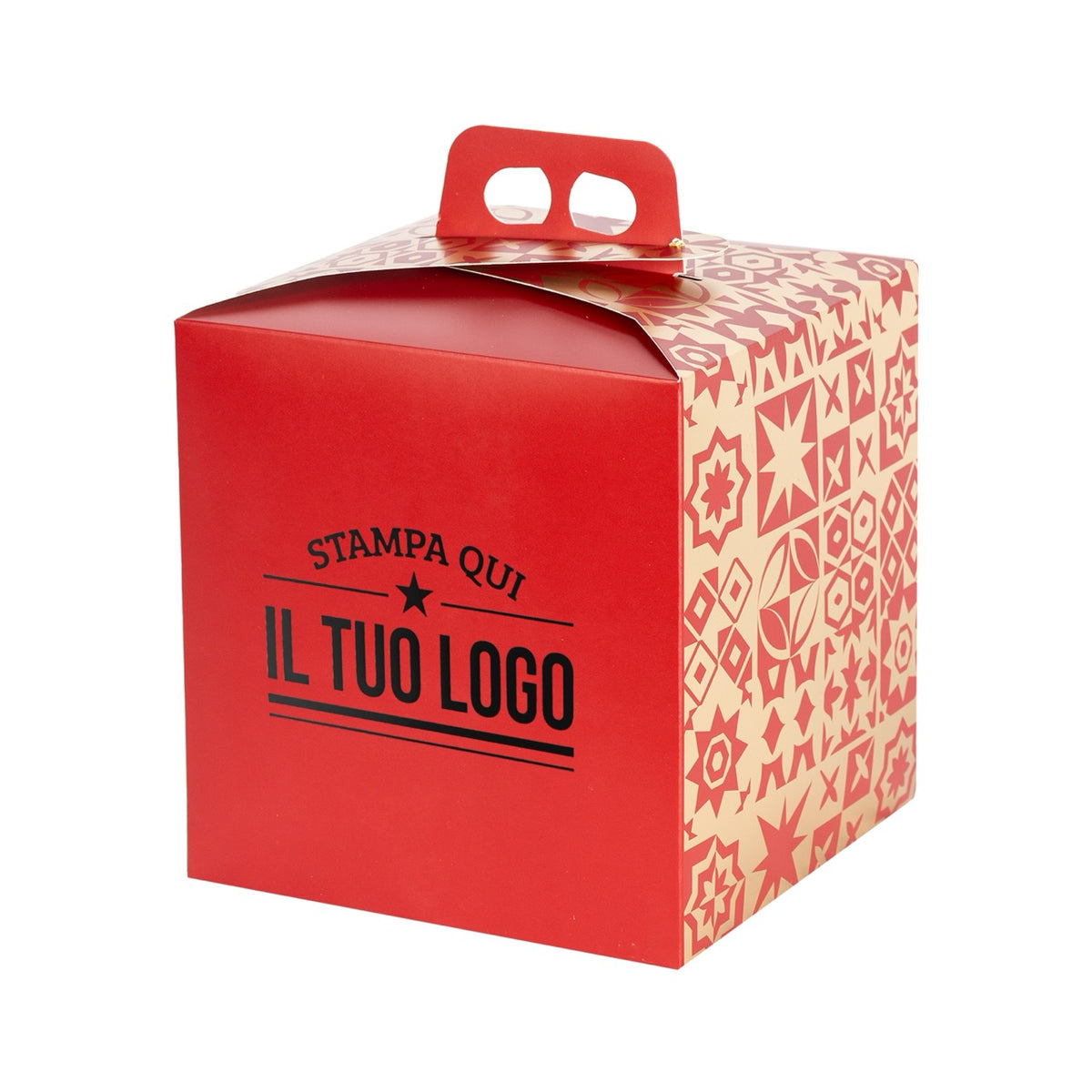 Boîte à panettone haute 1 kg personnalisable