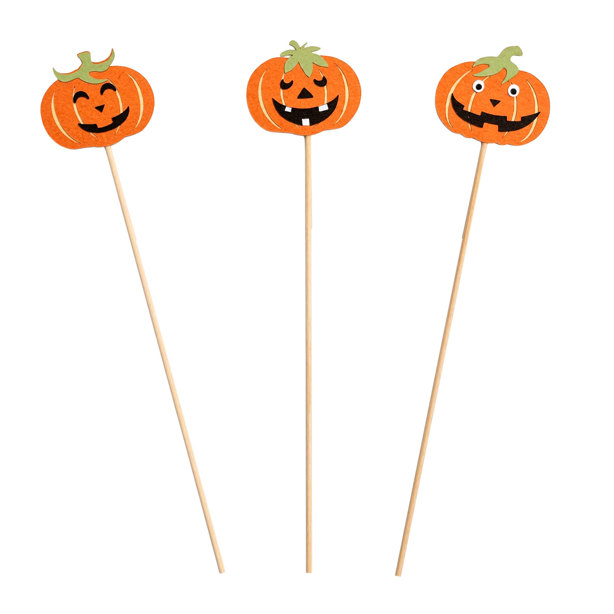 PICK CHIFFONNETTE LOT DE 12 CITROUILLE