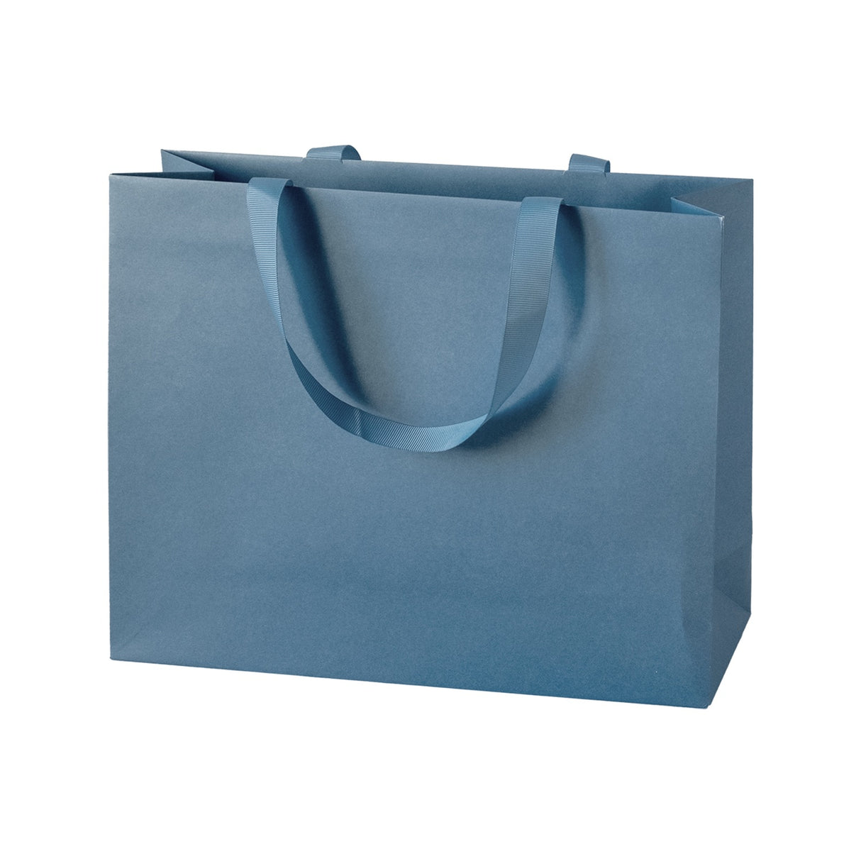 Shopper Carta Elegante Maniglie in Gros Grain