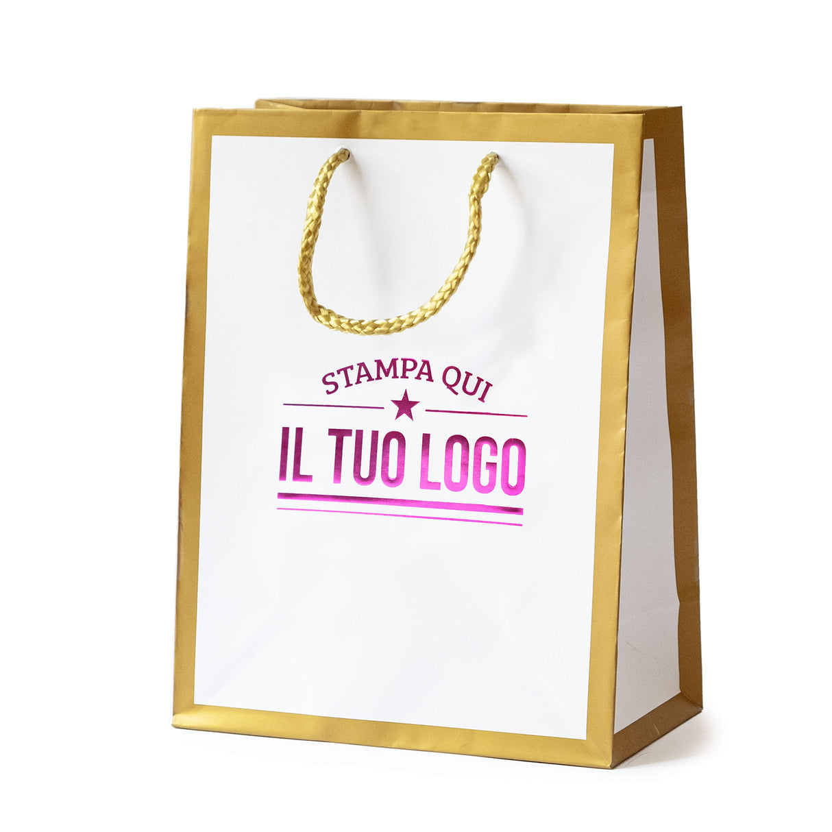 Shopper Cornice Gold Personalizzabile