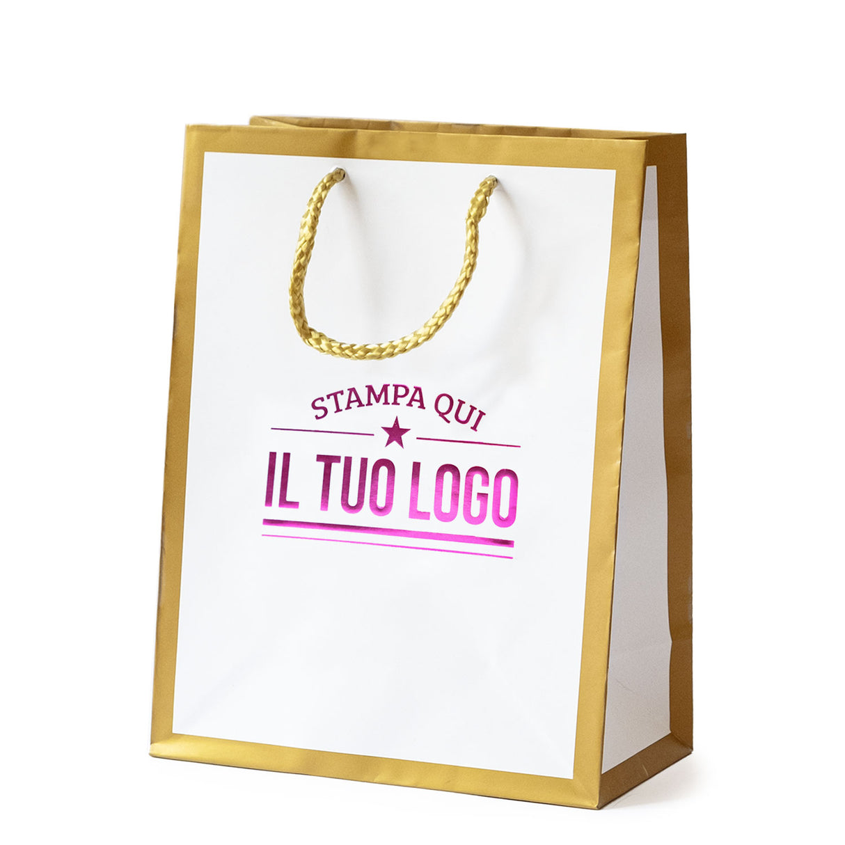 Shopper Cornice Gold Personalizzabile