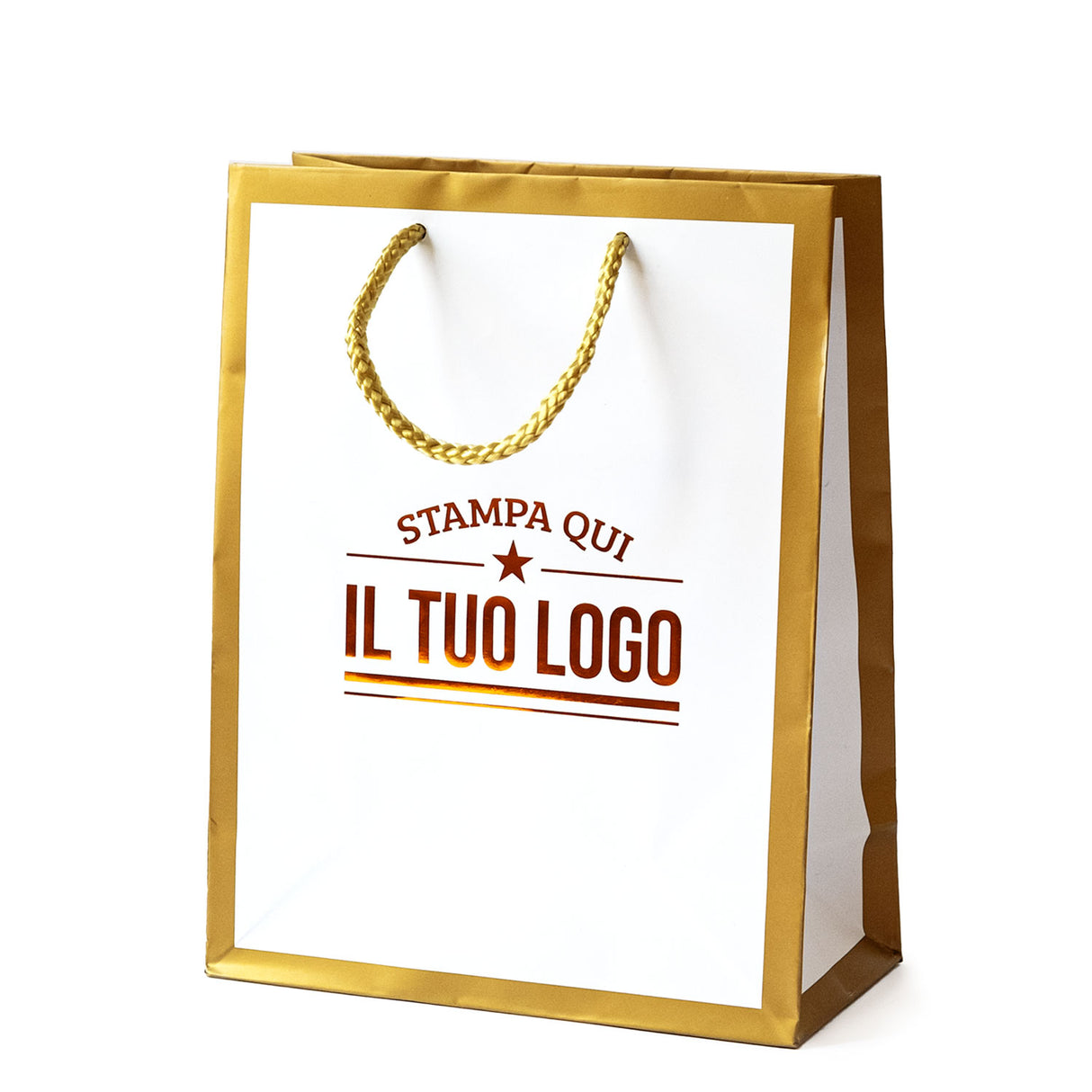 Shopper Cornice Gold Personalizzabile