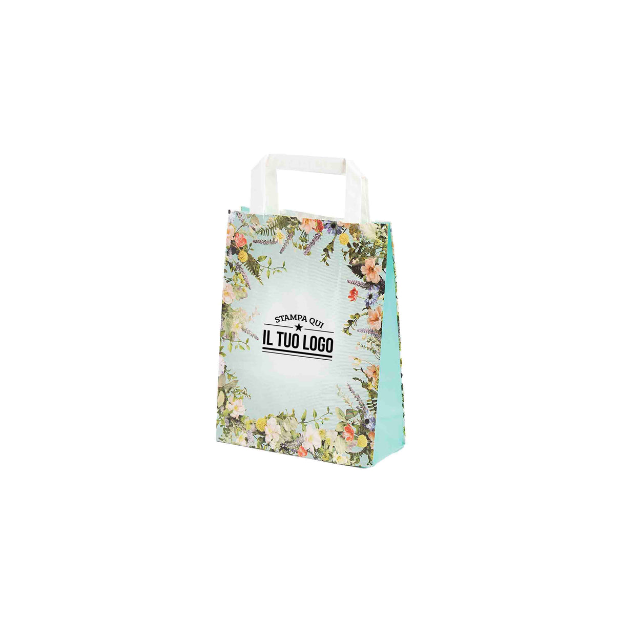 Shopper Carta Fantasia Floreale Personlizzabile