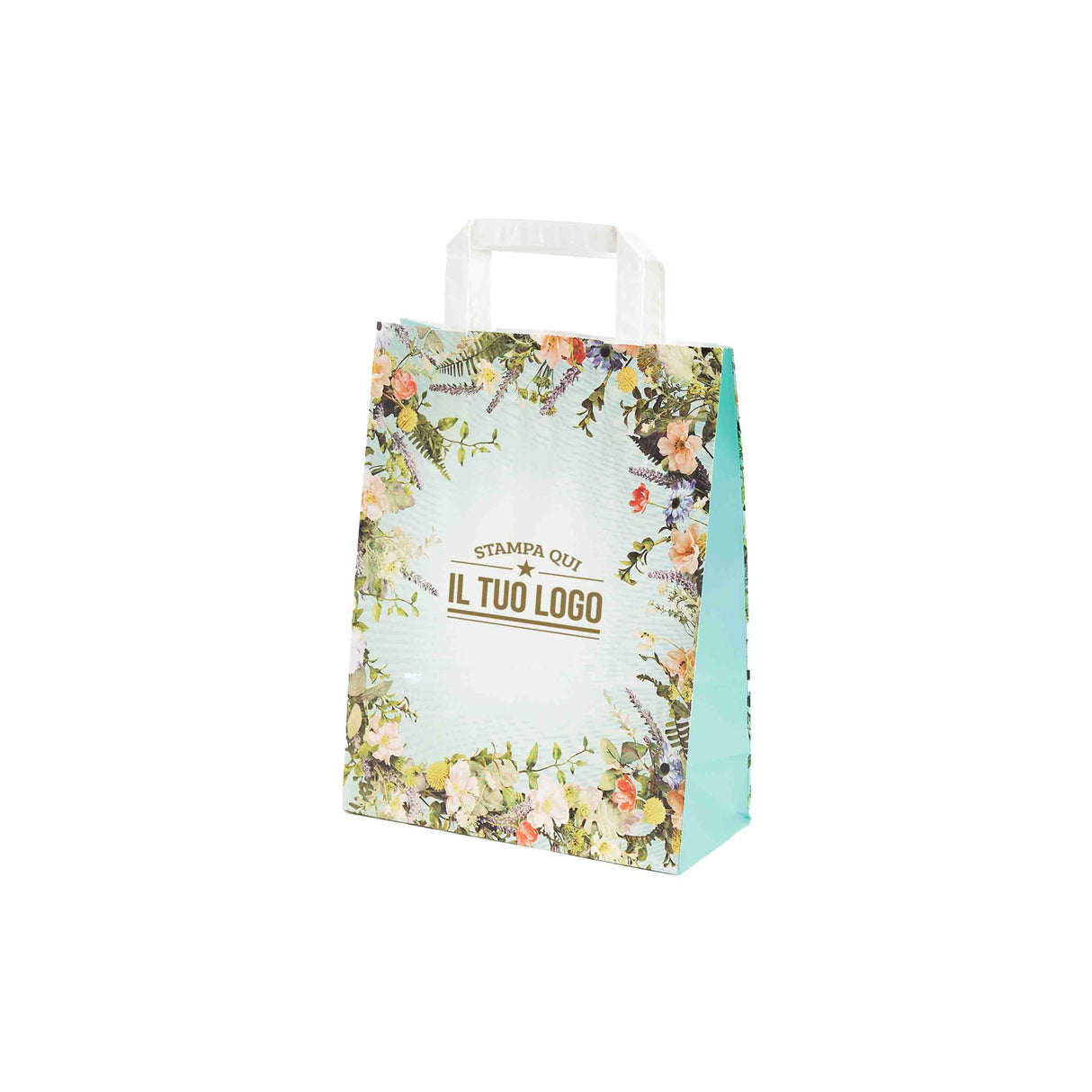 Shopper Carta Fantasia Floreale Personlizzabile