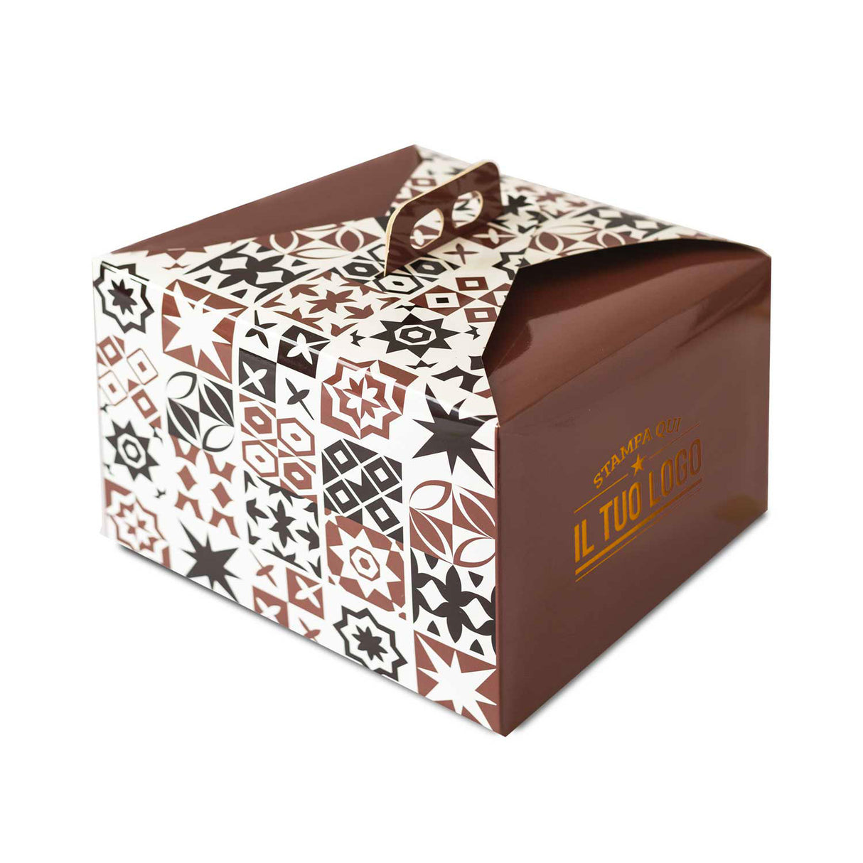 Portapanettone Maioliche Basso Personalizzabile 750g -1kg