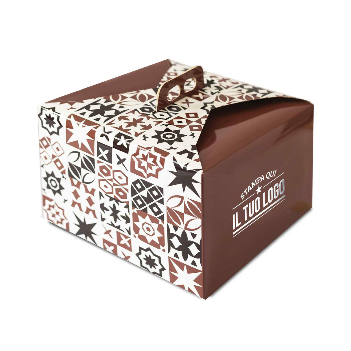 Portapanettone Maioliche Basso Personalizzabile 750g -1kg