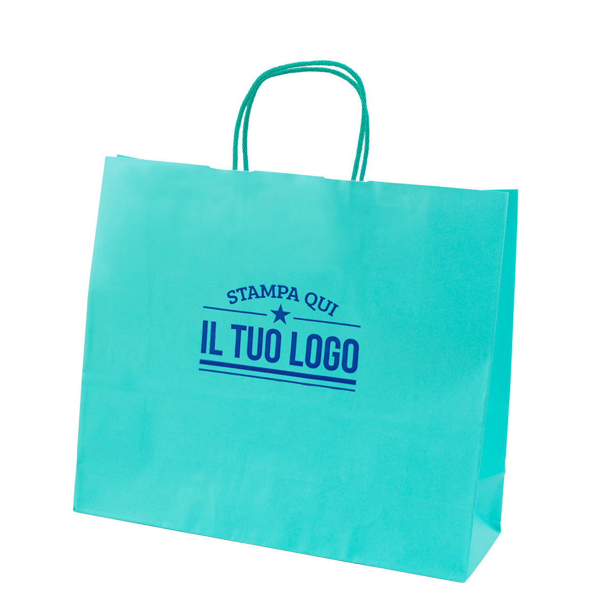 Shopper Royal Acquamarina Personalizzata