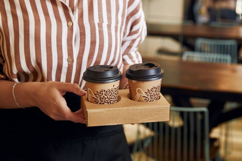 Portabicchieri in cartoncino kraft