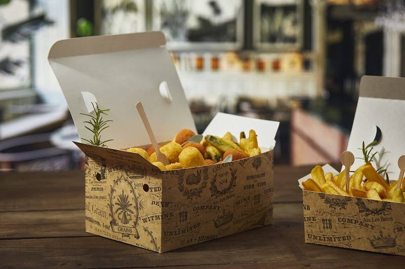 Box per fritti Vintage con aeratori apribili